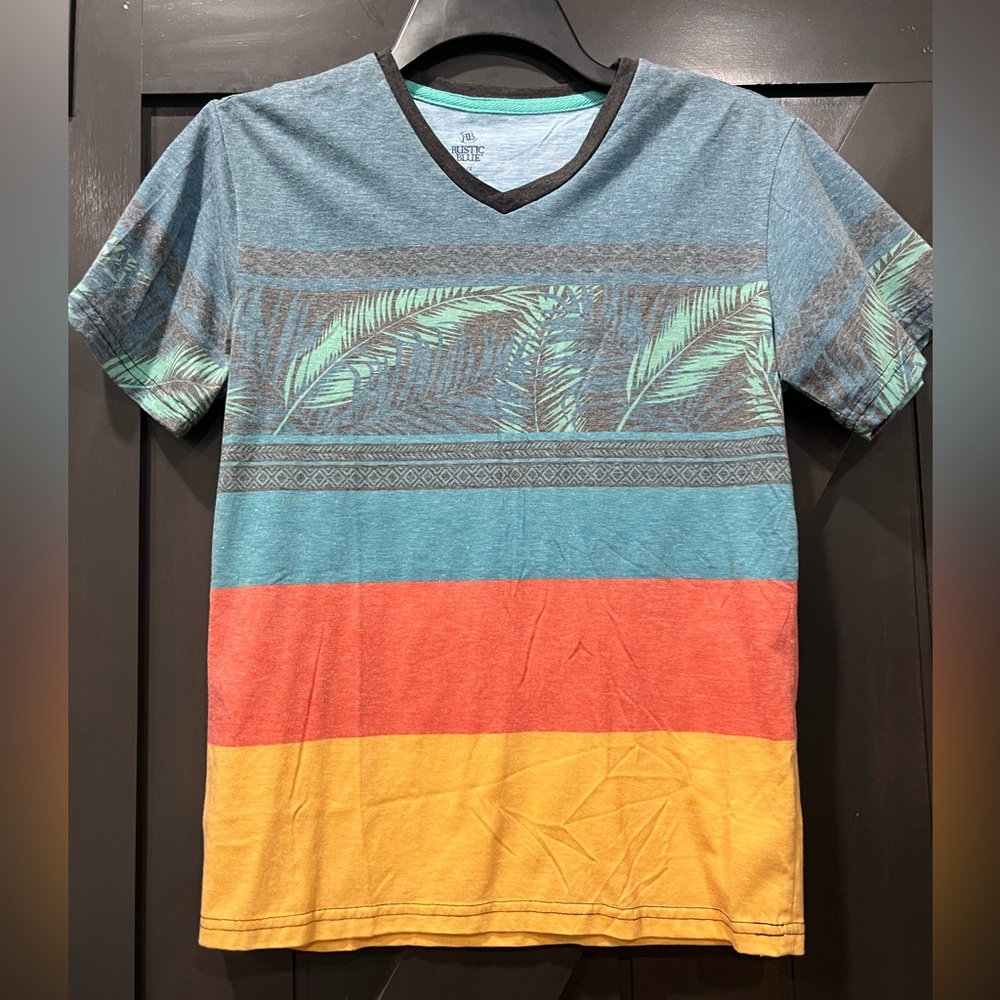* 4/$20
Boys Rustic Blue Size L Hawaiian Shirt